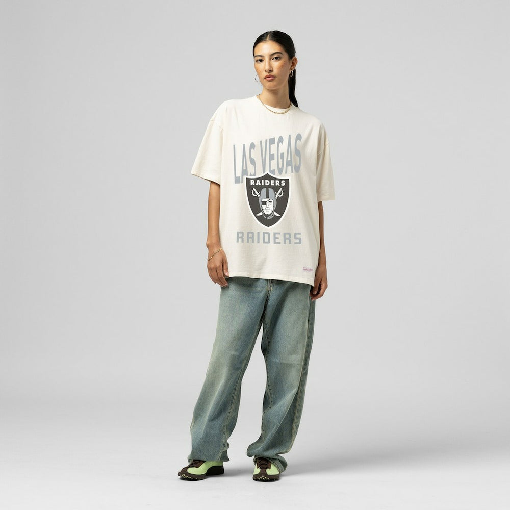 Women's Logo Rise Boyfriend T-Shirt - Las Vegas Raiders
