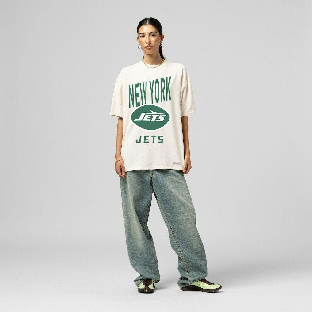 Women's Logo Rise Boyfriend T-Shirt - New York Jets