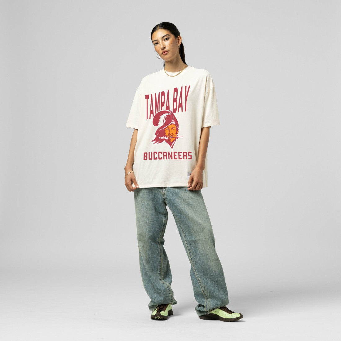 Women's Logo Rise Boyfriend T-Shirt - Tampa Bay Buccaneers
