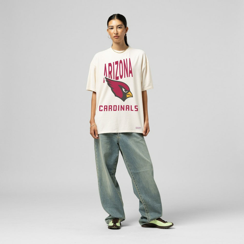 Women's Logo Rise Boyfriend T-Shirt - Arizona Cardinals