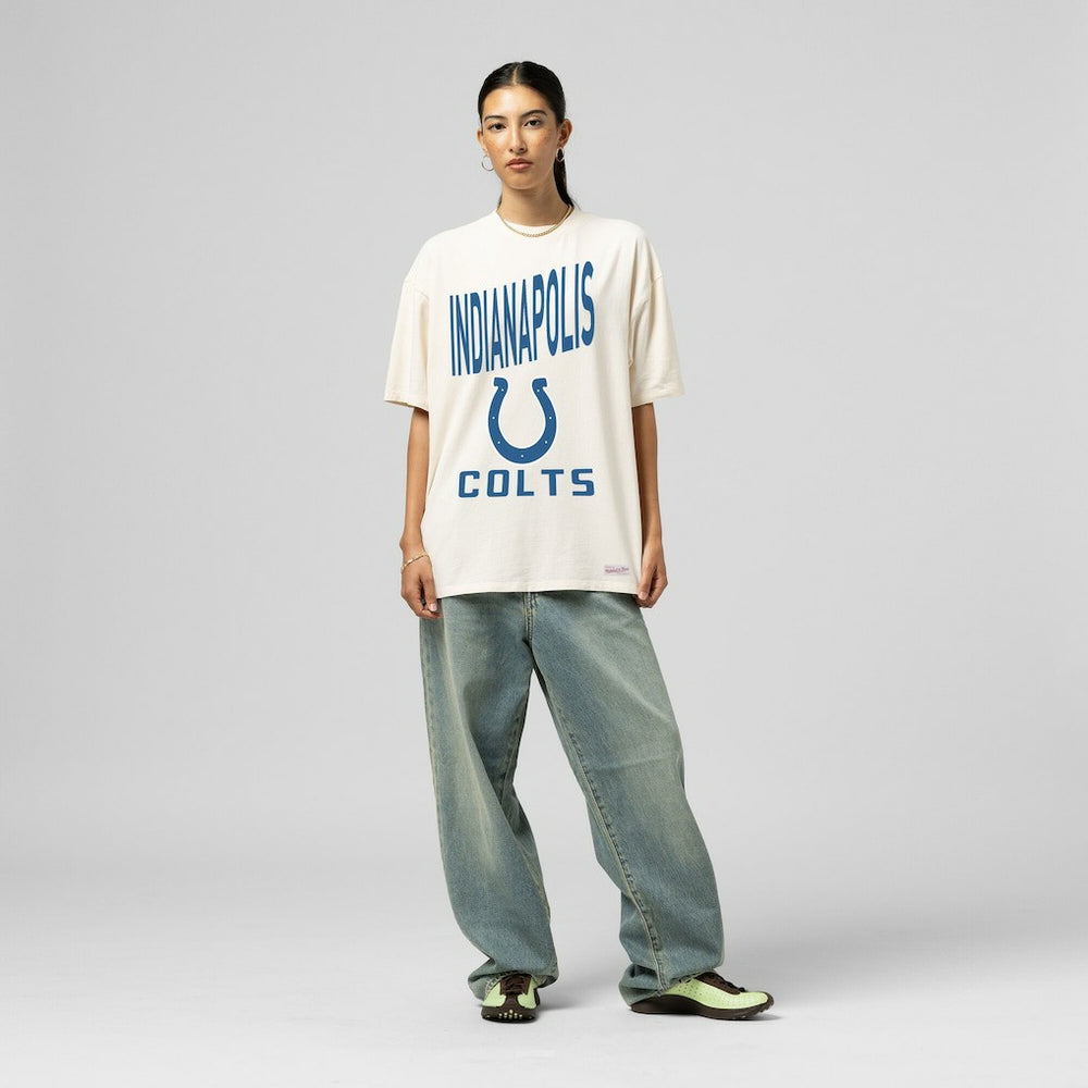 Women's Logo Rise Boyfriend T-Shirt - Indianapolis Colts