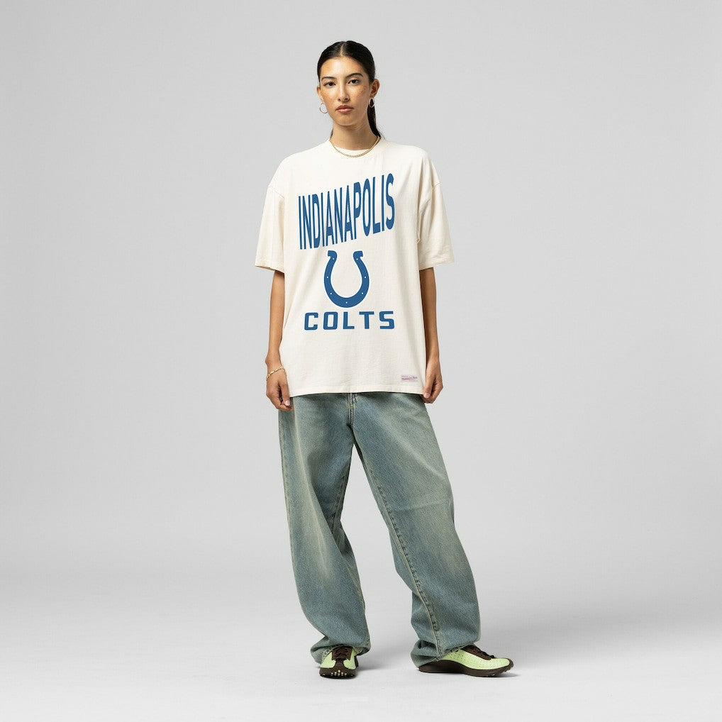 Women's Logo Rise Boyfriend T-Shirt - Indianapolis Colts