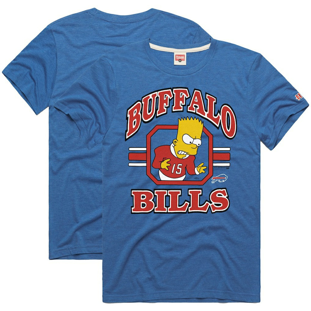 Homage x The Simpsons Unisex Tri-Blend T-Shirt - Buffalo Bills