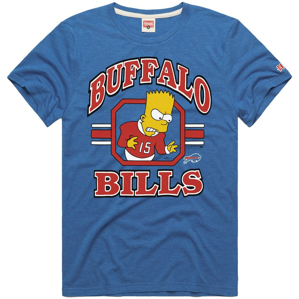 Homage x The Simpsons Unisex Tri-Blend T-Shirt - Buffalo Bills