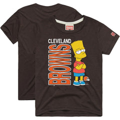 Homage x The Simpsons Unisex Tri-Blend T-Shirt - Cleveland Browns