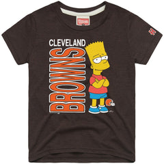 Homage x The Simpsons Unisex Tri-Blend T-Shirt - Cleveland Browns
