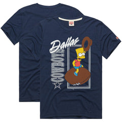 Homage x The Simpsons Unisex Tri-Blend T-Shirt - Dallas Cowboys
