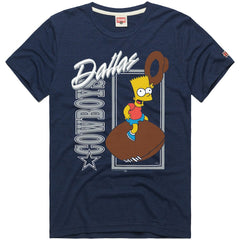 Homage x The Simpsons Unisex Tri-Blend T-Shirt - Dallas Cowboys