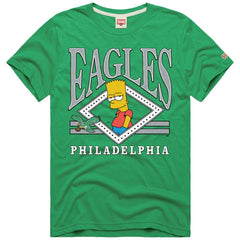 Homage x The Simpsons Unisex Tri-Blend T-Shirt - Philadelphia Eagles