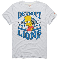 Homage x The Simpsons Unisex Tri-Blend T-Shirt - Detroit Lions