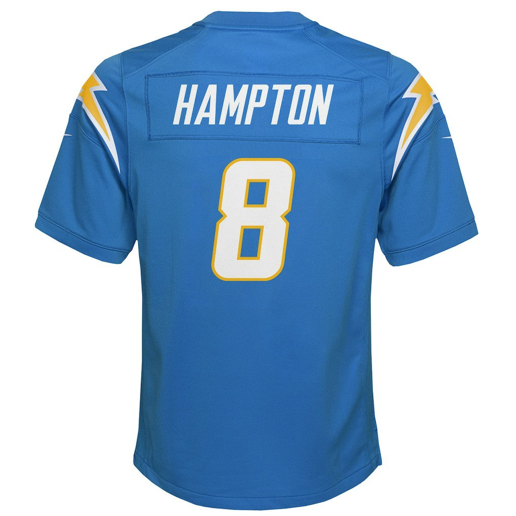 Omarion Hampton  Youth Team Game Jersey - Los Angeles Chargers