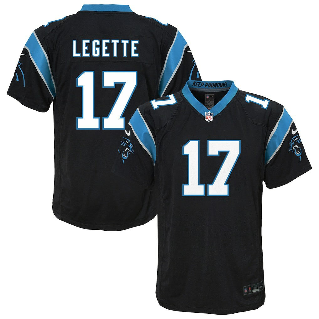 Xavier Legette  Youth Team Game Jersey - Carolina Panthers