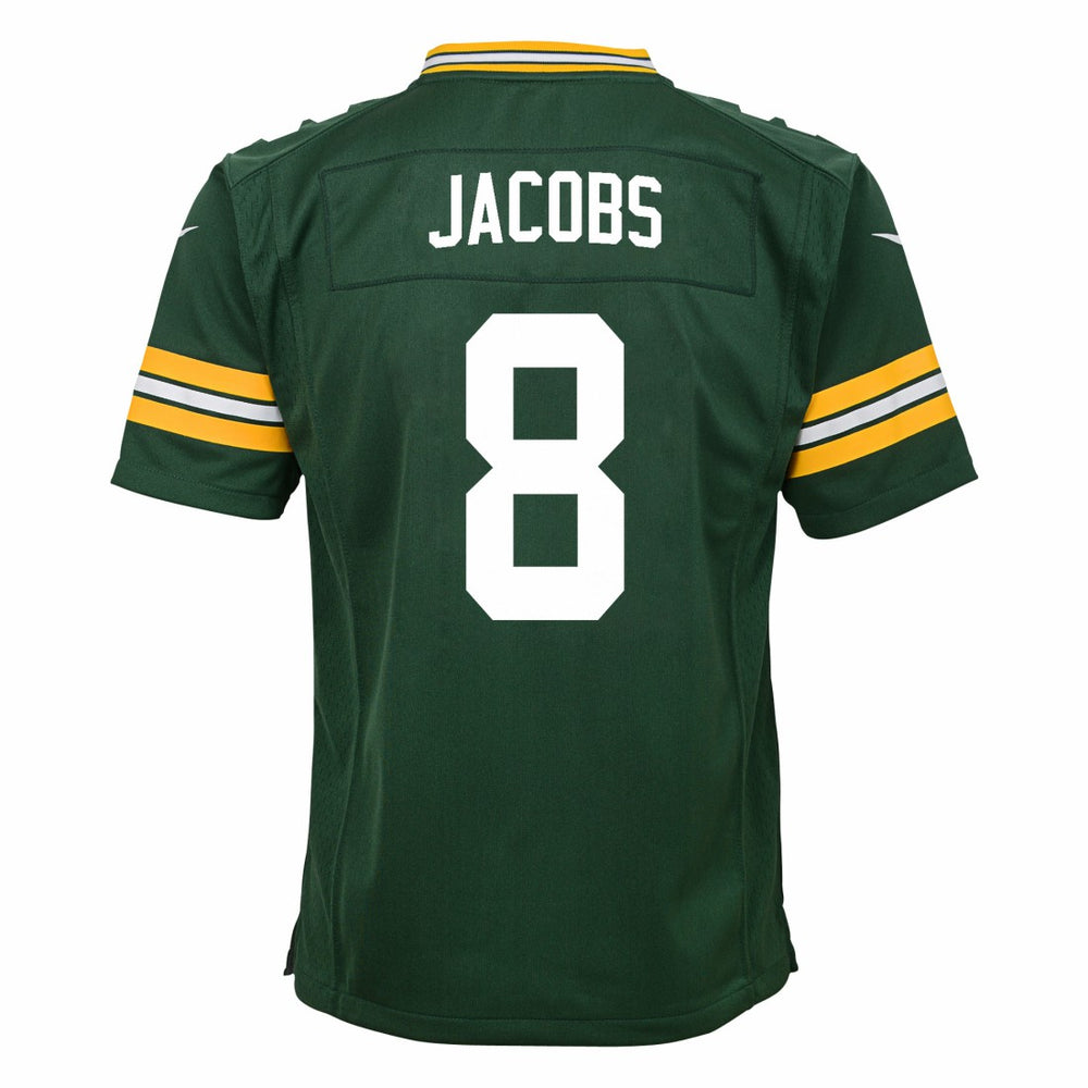 Josh Jacobs  Youth Team Game Jersey - Green Bay Packers