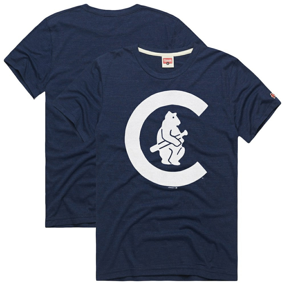 MLB Chicago Cubs Homage Hyper Local Refresh Tri-Blend T-Shirt