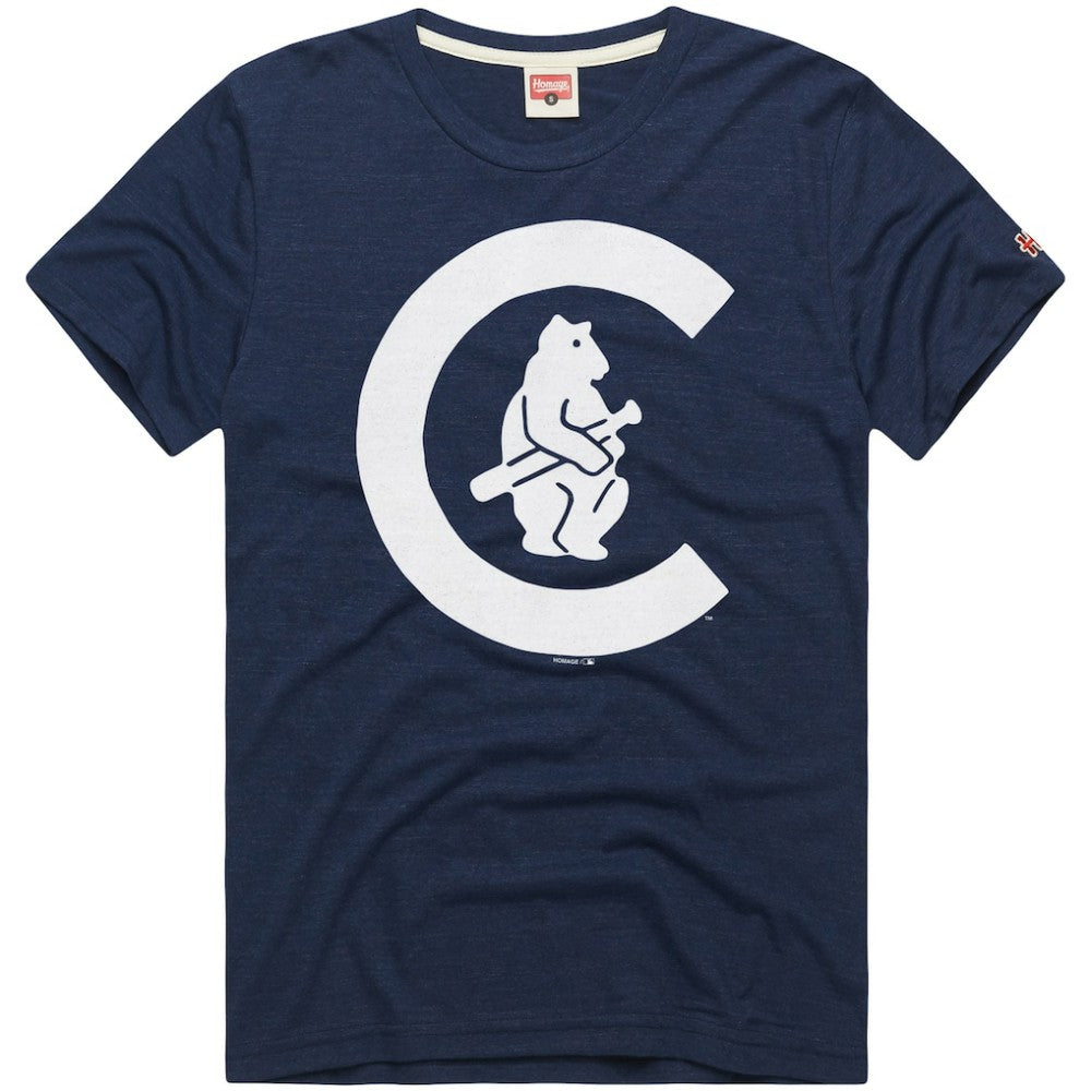 MLB Chicago Cubs Homage Hyper Local Refresh Tri-Blend T-Shirt