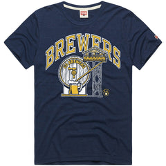 MLB Milwaukee Brewers Homage Hyper Local Refresh Tri-Blend T-Shirt
