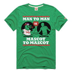 MLB Philadelphia Phillies x It's Always Sunny in Philadelphia Homage Male Adult Phillie Phanatic vs Green Man T-Shirt