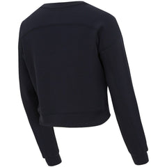 USWNT Concepts Sport Women's Tri-Blend Darby Knit Long Sleeve Crop Top -  Black