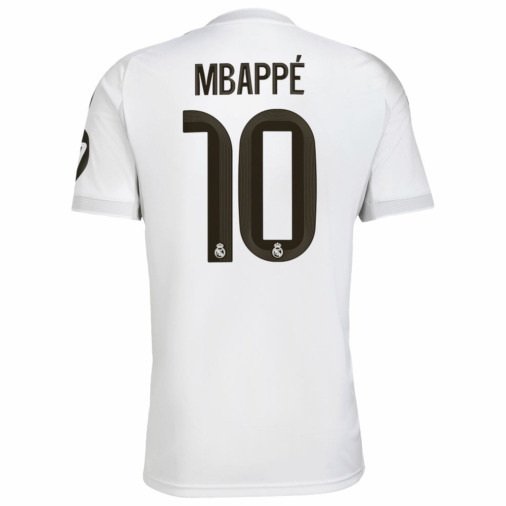 Kylian Mbappé Real Madrid 2025/26 Home Replica Player Jersey - Adidas White