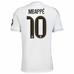 Kylian Mbappé Real Madrid 2025/26 Home Replica Player Jersey - Adidas White