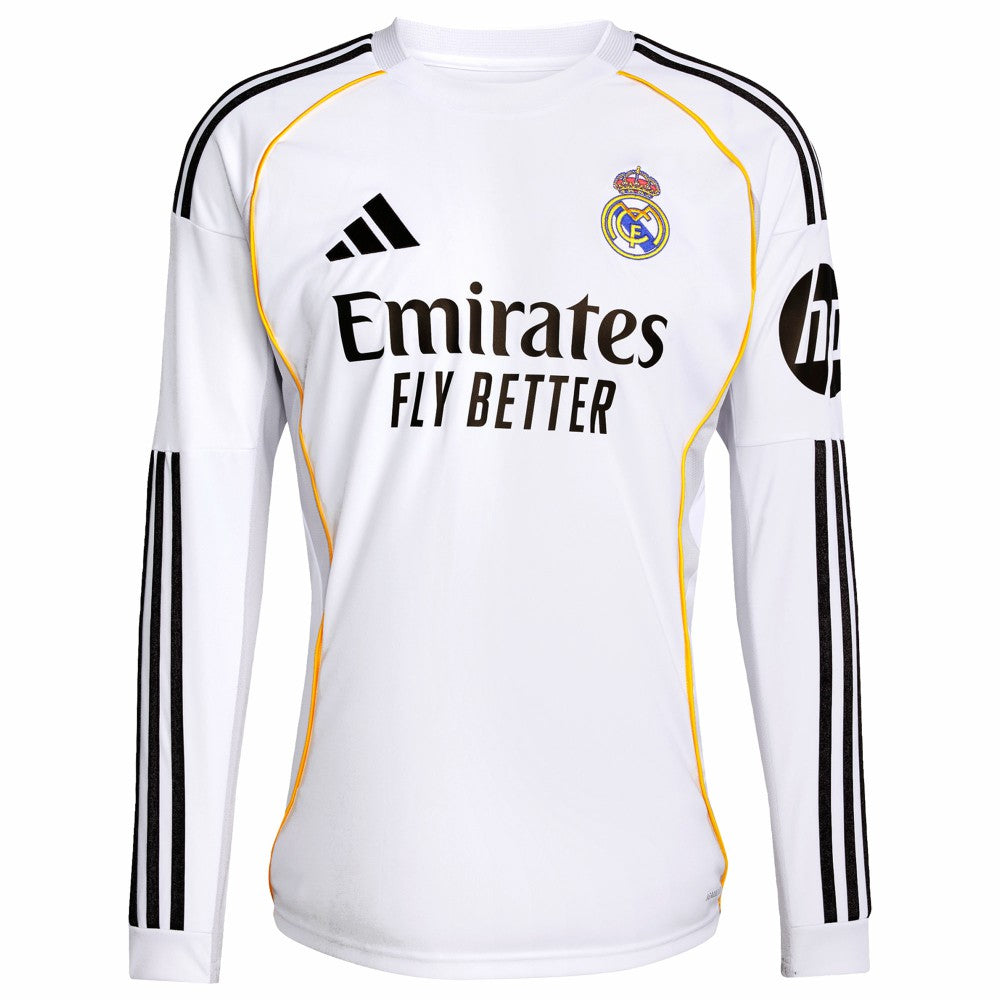 Kylian Mbappé Real Madrid 2025/26 Home Replica Player Jersey - Adidas White