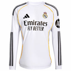 Kylian Mbappé Real Madrid 2025/26 Home Replica Player Jersey - Adidas White