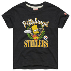 Homage x The Simpsons Youth Tri-Blend T-Shirt - Pittsburgh Steelers
