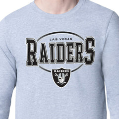 Starter Team Track Graphic Long Sleeve T-Shirt - Las Vegas Raiders