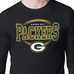 Starter Team Track Graphic Long Sleeve T-Shirt - Green Bay Packers