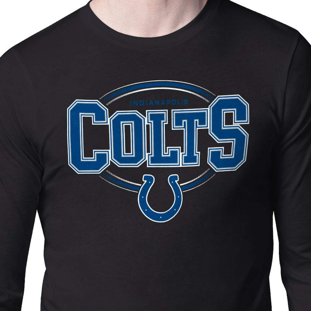 Starter Team Track Graphic Long Sleeve T-Shirt - Indianapolis Colts