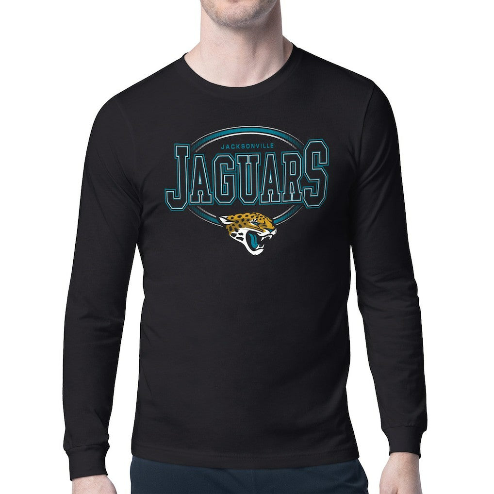 Starter Team Track Graphic Long Sleeve T-Shirt - Jacksonville Jaguars