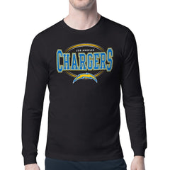 Starter Team Track Graphic Long Sleeve T-Shirt - Los Angeles Chargers