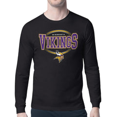 Starter Team Track Graphic Long Sleeve T-Shirt - Minnesota Vikings