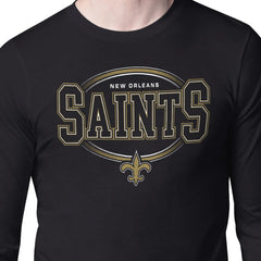 Starter Team Track Graphic Long Sleeve T-Shirt - New Orleans Saints