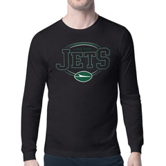 Starter Team Track Graphic Long Sleeve T-Shirt - New York Jets