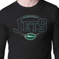 Starter Team Track Graphic Long Sleeve T-Shirt - New York Jets
