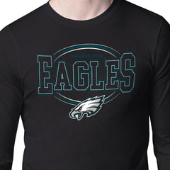 Starter Team Track Graphic Long Sleeve T-Shirt - Philadelphia Eagles
