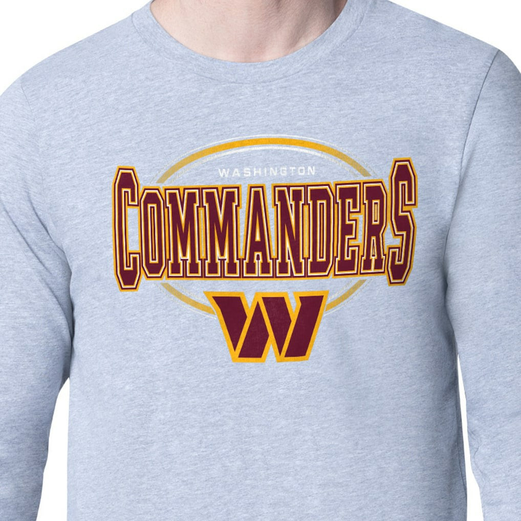 Starter Team Track Graphic Long Sleeve T-Shirt - Washington Commanders