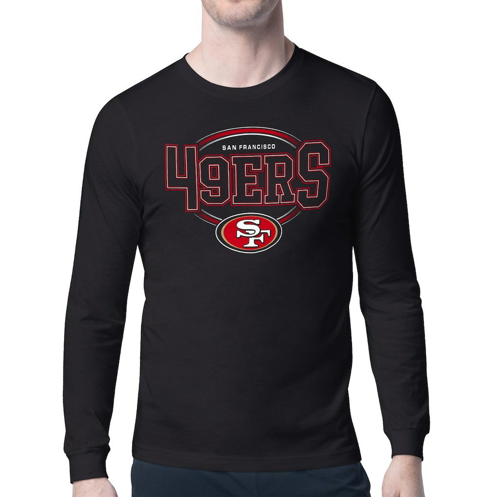 Starter Team Track Graphic Long Sleeve T-Shirt - San Francisco 49ers