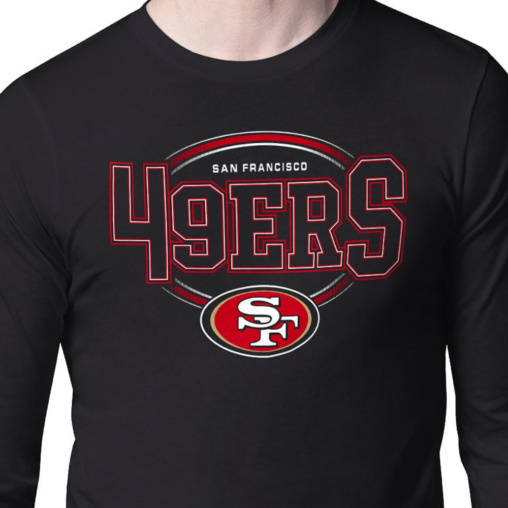 Starter Team Track Graphic Long Sleeve T-Shirt - San Francisco 49ers