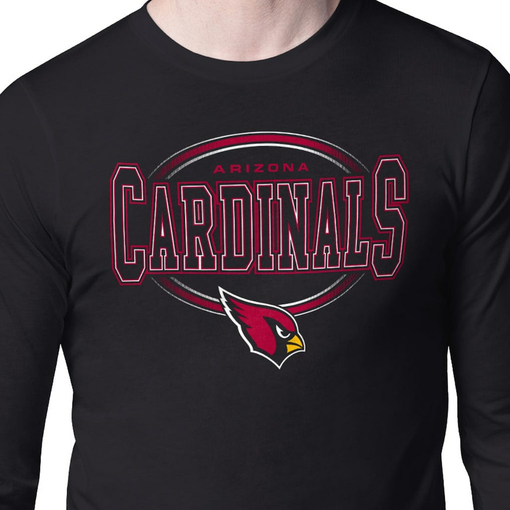 Starter Team Track Graphic Long Sleeve T-Shirt - Arizona Cardinals