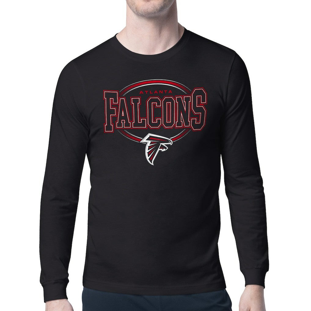 Starter Team Track Graphic Long Sleeve T-Shirt - Atlanta Falcons
