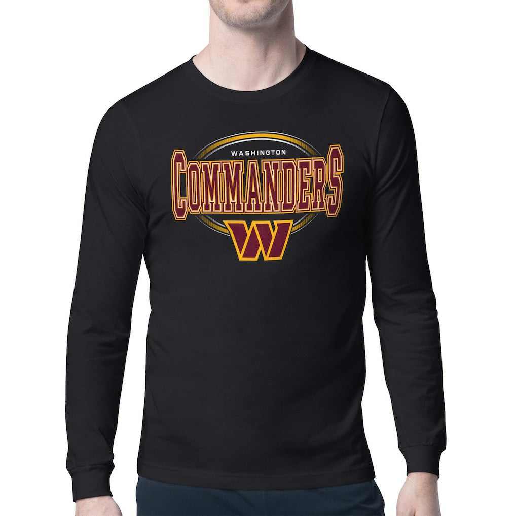 Starter Team Track Graphic Long Sleeve T-Shirt - Washington Commanders
