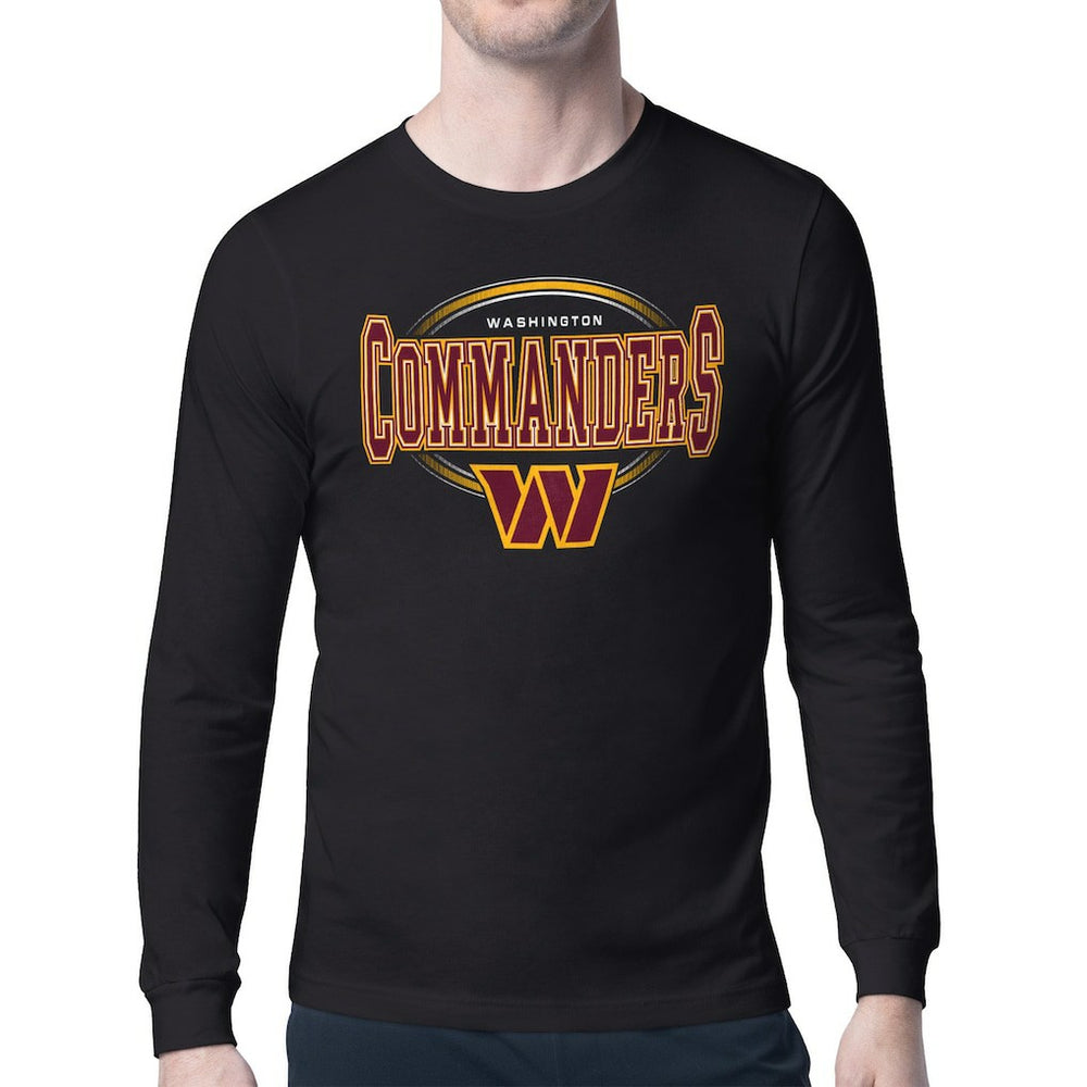 Starter Team Track Graphic Long Sleeve T-Shirt - Washington Commanders