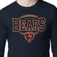 Starter Team Track Graphic Long Sleeve T-Shirt - Chicago Bears