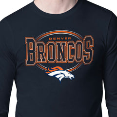 Starter Team Track Graphic Long Sleeve T-Shirt - Denver Broncos