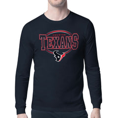 Starter Team Track Graphic Long Sleeve T-Shirt - Houston Texans