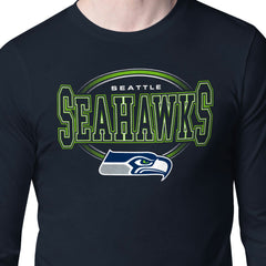 Starter Team Track Graphic Long Sleeve T-Shirt - Seattle Seahawks