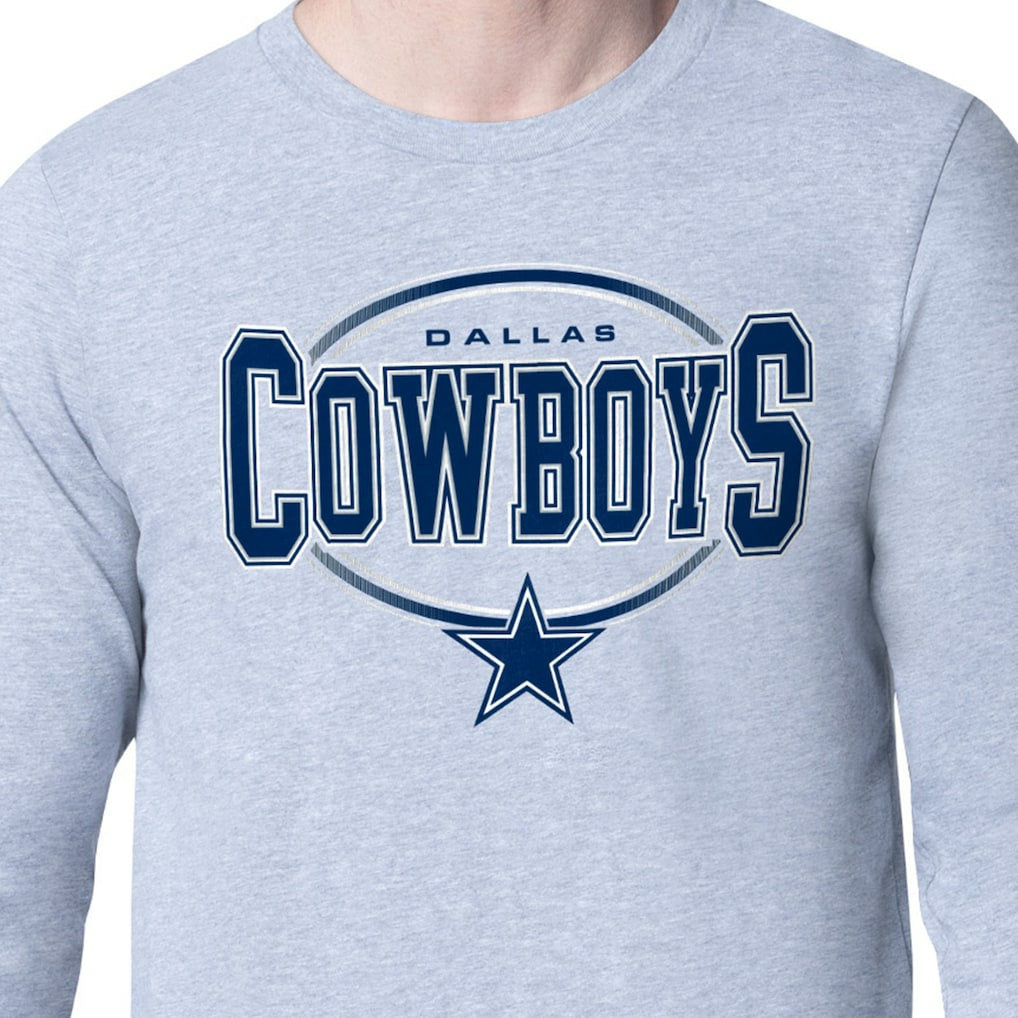 Starter Team Track Graphic Long Sleeve T-Shirt - Dallas Cowboys