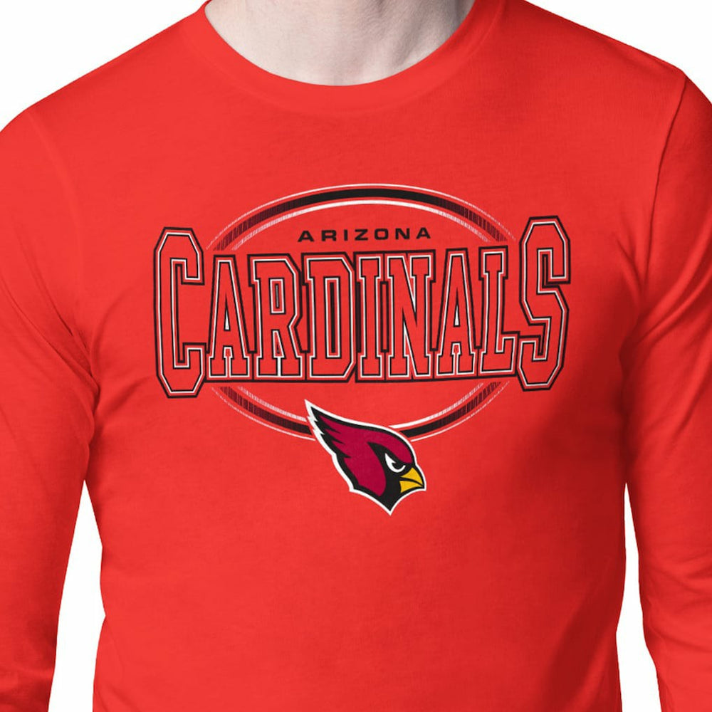 Starter Team Track Graphic Long Sleeve T-Shirt - Arizona Cardinals